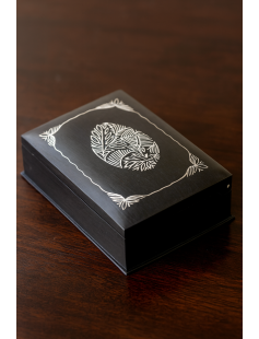 Bidri Box with Pure Silver Wire Inlay 807