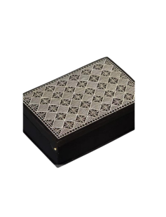 Bidri Box with Pure Silver Wire Inlay 810