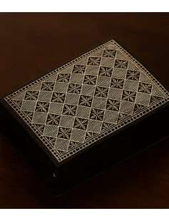 Bidri Box with Pure Silver Wire Inlay 810