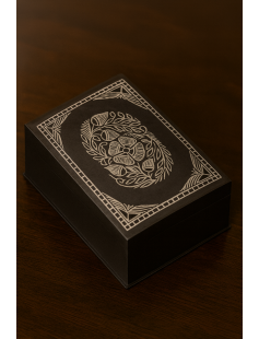 Bidri Box with Pure Silver Inlay 812