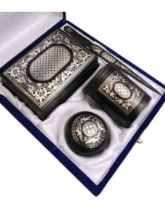 Handcrafted Bidri Office Desk Set 844