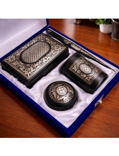 Handcrafted Bidri Office Desk Set 844