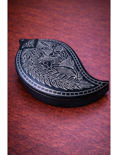 Handcrafted Bidri Mango Shape Box 859