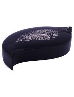 Mini Handcrafted Bidri Mango Shape Box 860