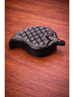 Handcrafted Bidri Mango Shape Box 865