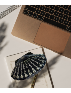 Handcrafted Bidri Box – Pure Silver Wire Inlay 871