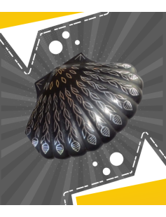 Handcrafted Bidri Box – Pure Silver Wire Inlay 872