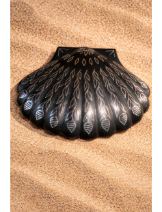 Handcrafted Bidri Box – Pure Silver Wire Inlay 872