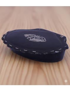 Mini Handcrafted Bidri Box – Pure Silver Wire Inlay 879