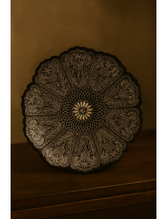 Bidri Art Plate 801